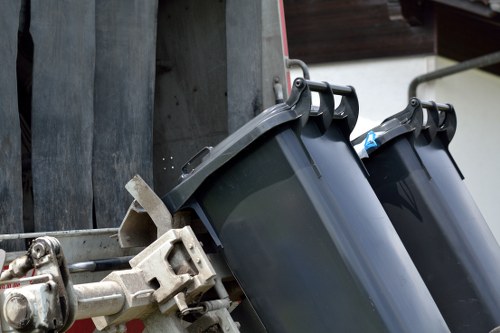 Modern recycling technology enhancing waste processing