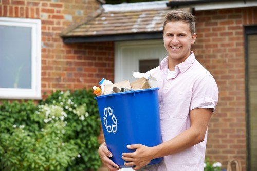 Efficient transportation of demolition waste materials